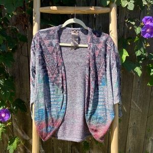 Patterned cardigan
